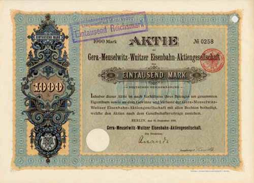 Gera-Meuselwitz-Wuitzer Eisenbahn