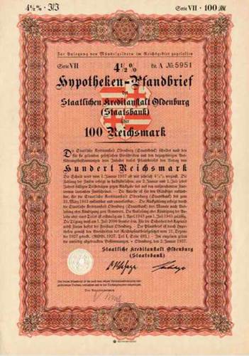 Staatliche Kreditanstalt Oldenburg (Staatsbank)