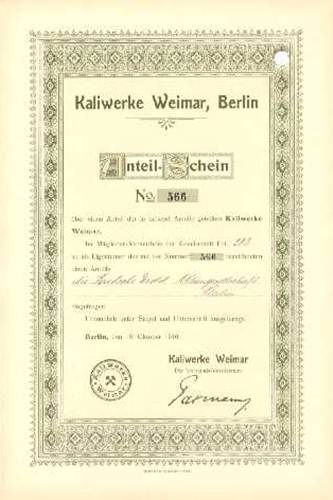 Kaliwerke Weimar