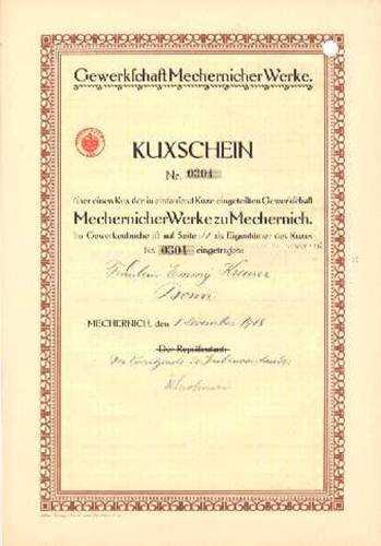 Gewerkschaft Mechernicher Werke