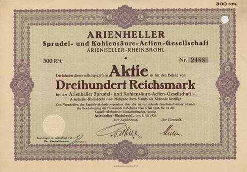 Arienheller Sprudel- und Kohlensäure-AG
