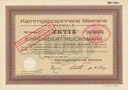 Kammgarnspinnerei Meerane