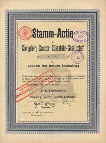 Königsberg-Cranzer Eisenbahn-Gesellschaft