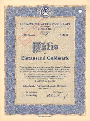Elka-Werke (vorm. Lbeck & Co.)