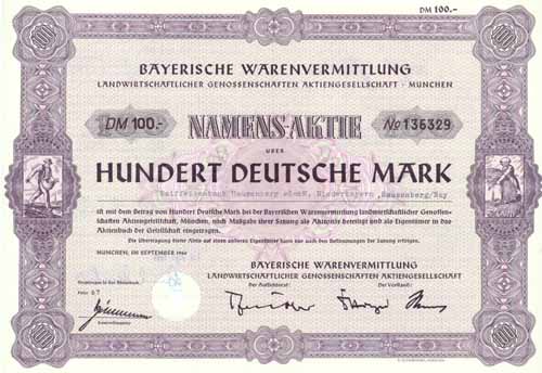 Bayerische Warenvermittlung landwirtschaftlicher Genossenschaften