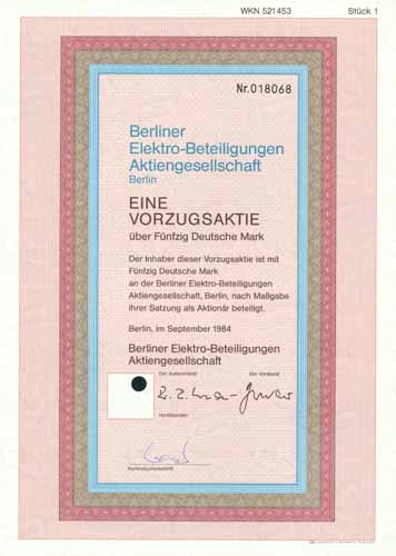 Berliner Elektro-Beteiligungen