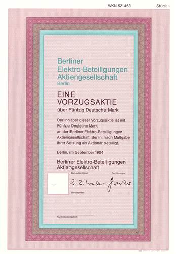 Berliner Elektro-Beteiligungen