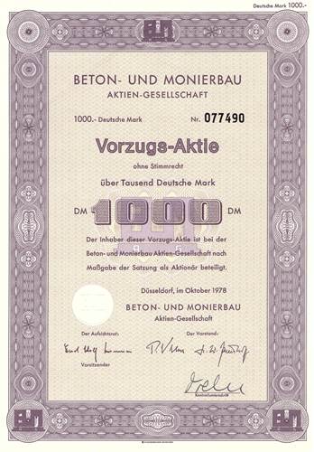 Beton- und Monierbau