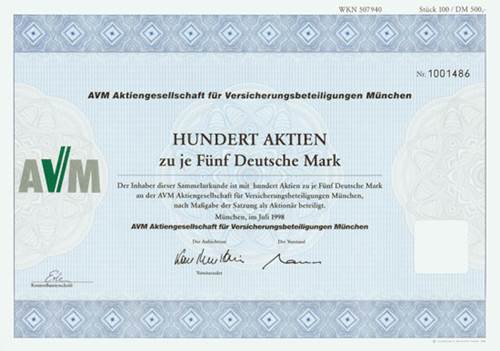 AVM AG für Versicherungsbeteiligungen München