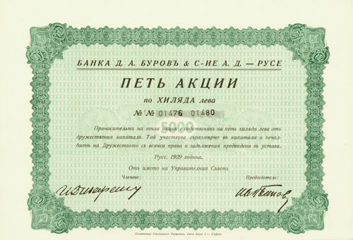 Bank D. A. Burov & Cie. AG