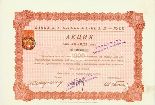 Bank D. A. Burov & Cie. AG