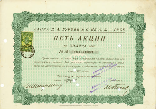 Bank D. A. Burov & Cie. AG