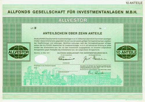 Allfonds Gesellschaft fr Investmentanlagen mbH