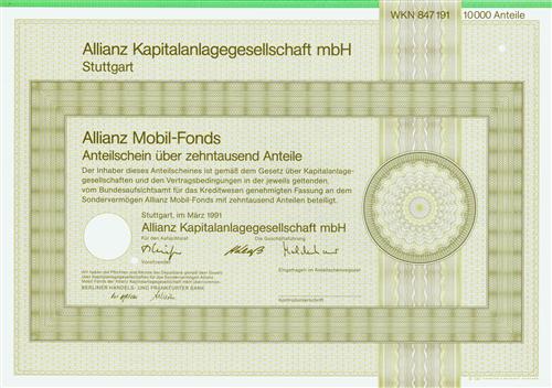 Allianz Kapitalanlagegesellschaft mbH