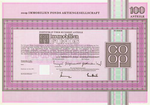 co-op IMMOBILIEN FONDS AKTIENGESELLSCHAFT