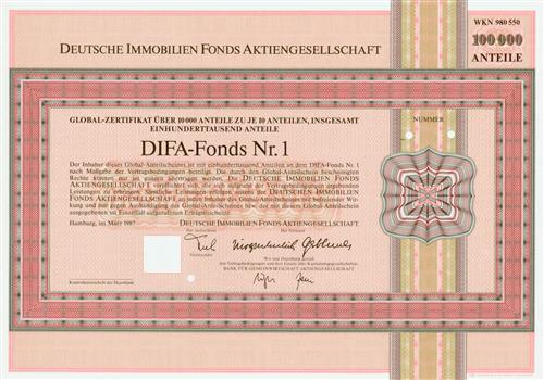 Deutsche Immobilien Fonds Aktiengesellschaft
