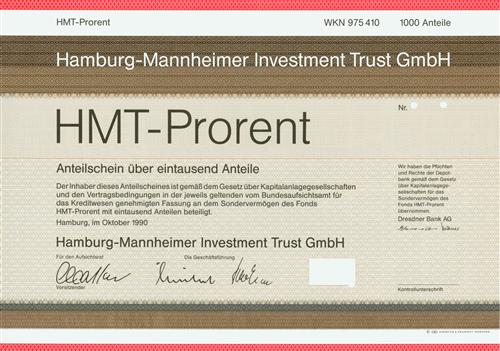 Hamburg-Mannheimer Investment Trust GmbH
