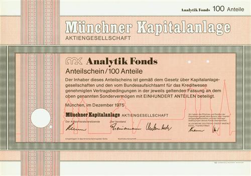 Mnchner Kapitalanlage Aktiengesellschaft