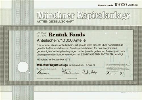 Mnchner Kapitalanlage Aktiengesellschaft