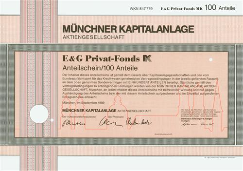 Mnchner Kapitalanlage Aktiengesellschaft