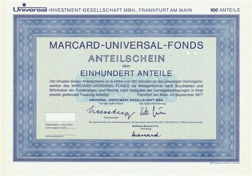 Universal-INVESTMENT-GESELLSCHAFT MBH