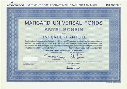 Universal-INVESTMENT-GESELLSCHAFT MBH