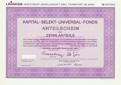 Universal-INVESTMENT-GESELLSCHAFT MBH