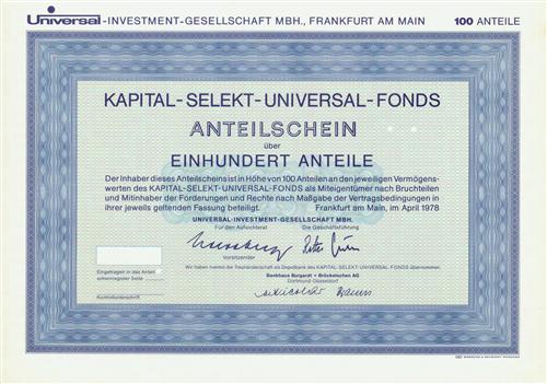 Universal-INVESTMENT-GESELLSCHAFT MBH