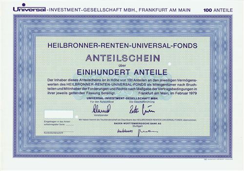 Universal-INVESTMENT-GESELLSCHAFT MBH