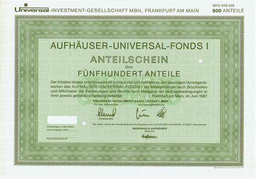 Universal-INVESTMENT-GESELLSCHAFT MBH