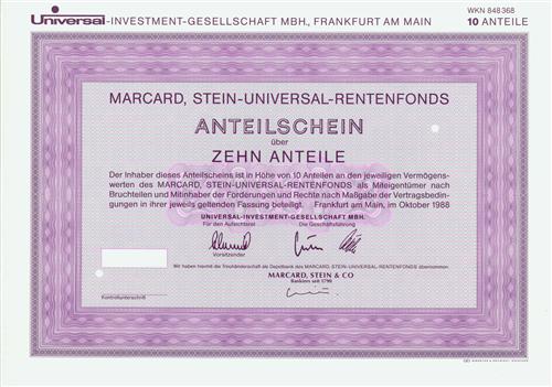 Universal-INVESTMENT-GESELLSCHAFT MBH