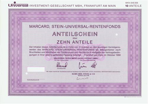 Universal-INVESTMENT-GESELLSCHAFT MBH