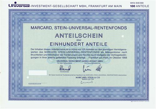 Universal-INVESTMENT-GESELLSCHAFT MBH