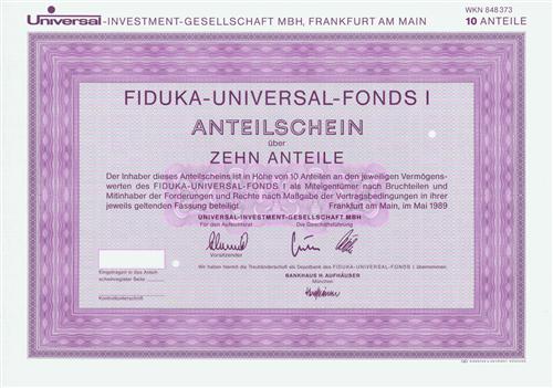 Universal-INVESTMENT-GESELLSCHAFT MBH