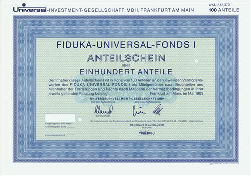 Universal-INVESTMENT-GESELLSCHAFT MBH