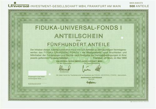 Universal-INVESTMENT-GESELLSCHAFT MBH