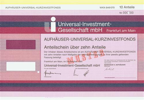 Universal-INVESTMENT-GESELLSCHAFT MBH