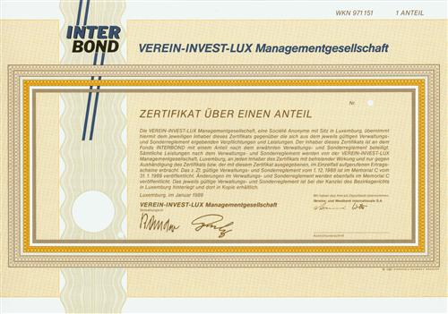 VEREIN-INVEST-LUX Managementgesellschaft S.A.