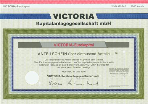 VICTORIA Kapitalanlagegesellschaft mbH