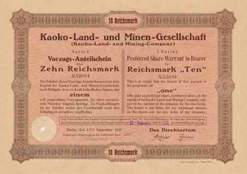 Kaoko-Land- und Minen-Gesellschaft