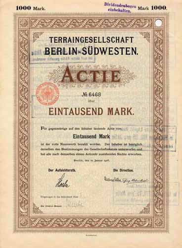 Terraingesellschaft Berlin-Südwesten