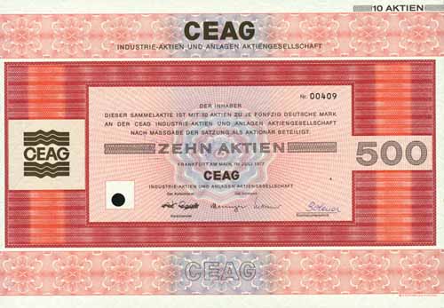 CEAG Industrie-Aktien und Anlagen
