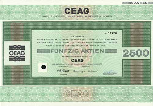CEAG Industrie-Aktien und Anlagen