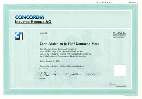 Concordia Industrie Holding