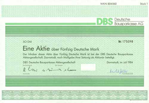 DBS Deutsche Bausparkasse