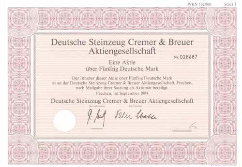 Deutsche Steinzeug Cremer & Breuer