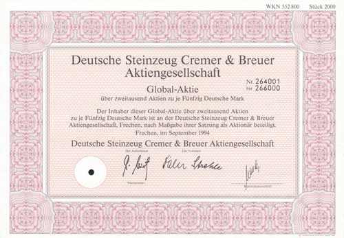 Deutsche Steinzeug Cremer & Breuer