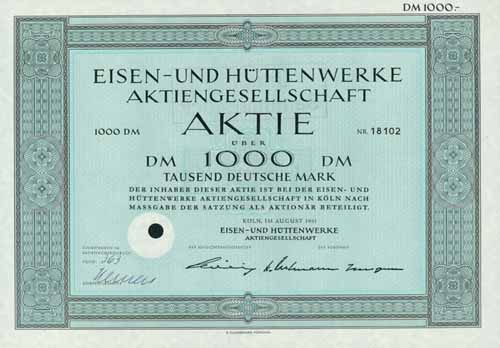 Eisen- und Hüttenwerke