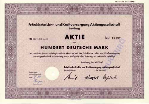 Fränkische Licht- und Kraftversorgung
