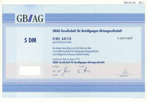 GBAG Gesellschaft für Beteiligungen